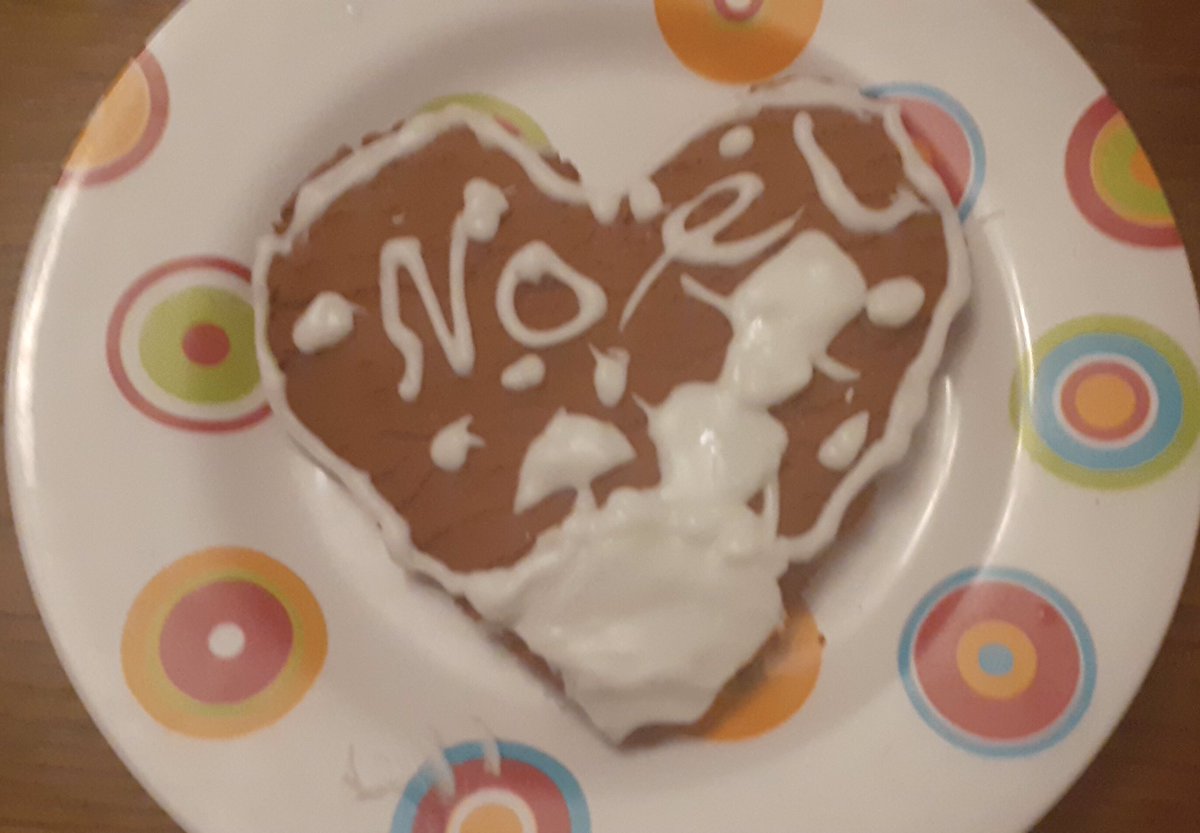 What better way to say Joyeux Noël (Merry Christmas) than to show you all this wonderful Lebkuchenhertzen designed and made by one of our Year 7s! <a href="/NewbridgeSch/">Newbridge School</a>