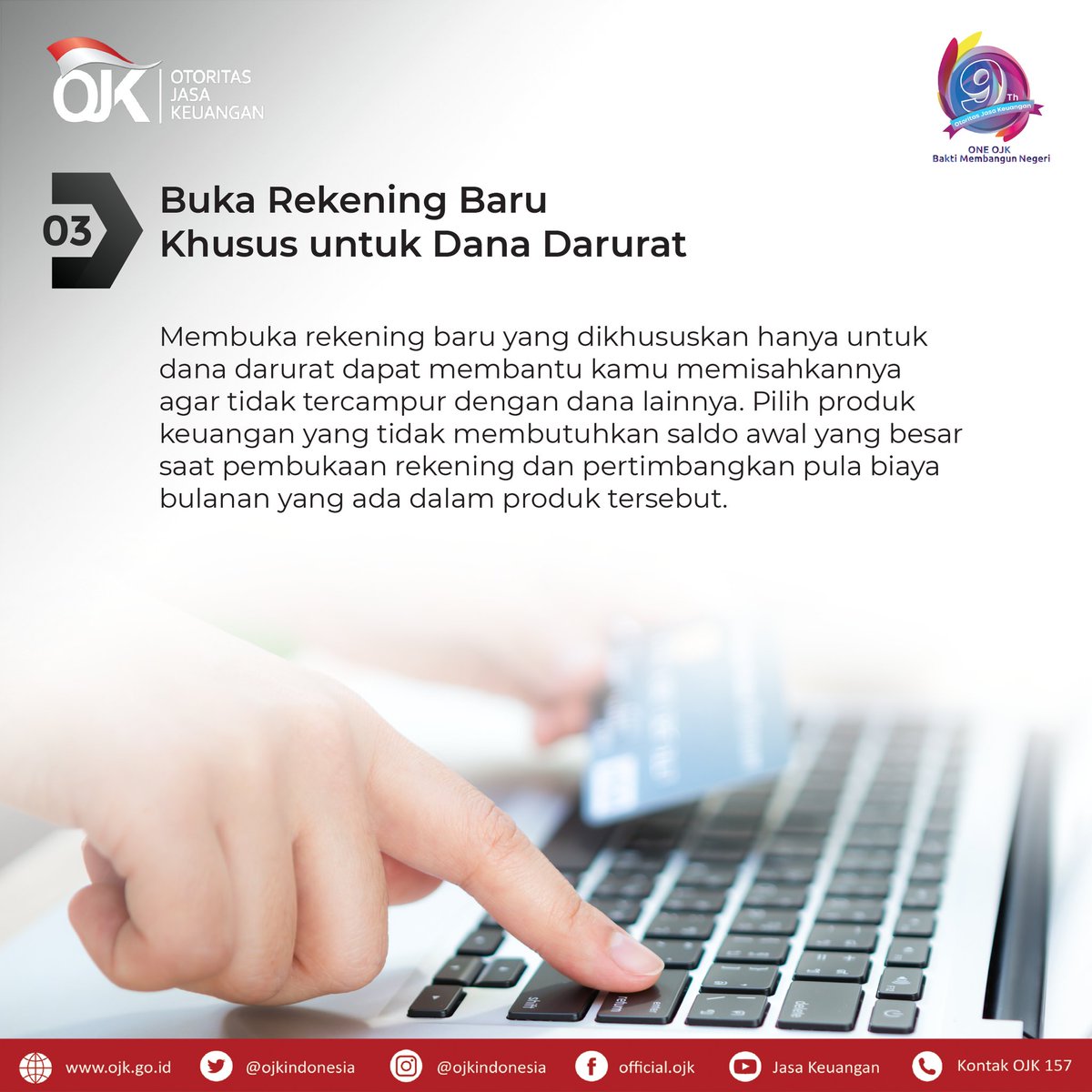 Dana darurat penting lho untuk menghadapi kondisi darurat karena musibah & bencana bisa terjadi kapan saja dan menimpa siapa saja. Yuk, persiapkan diri kita untuk menghadapi kondisi darurat dengan menyiapkan dana darurat sejak dini. Sudahkah kamu menyiapkan dana darurat Sobat?
