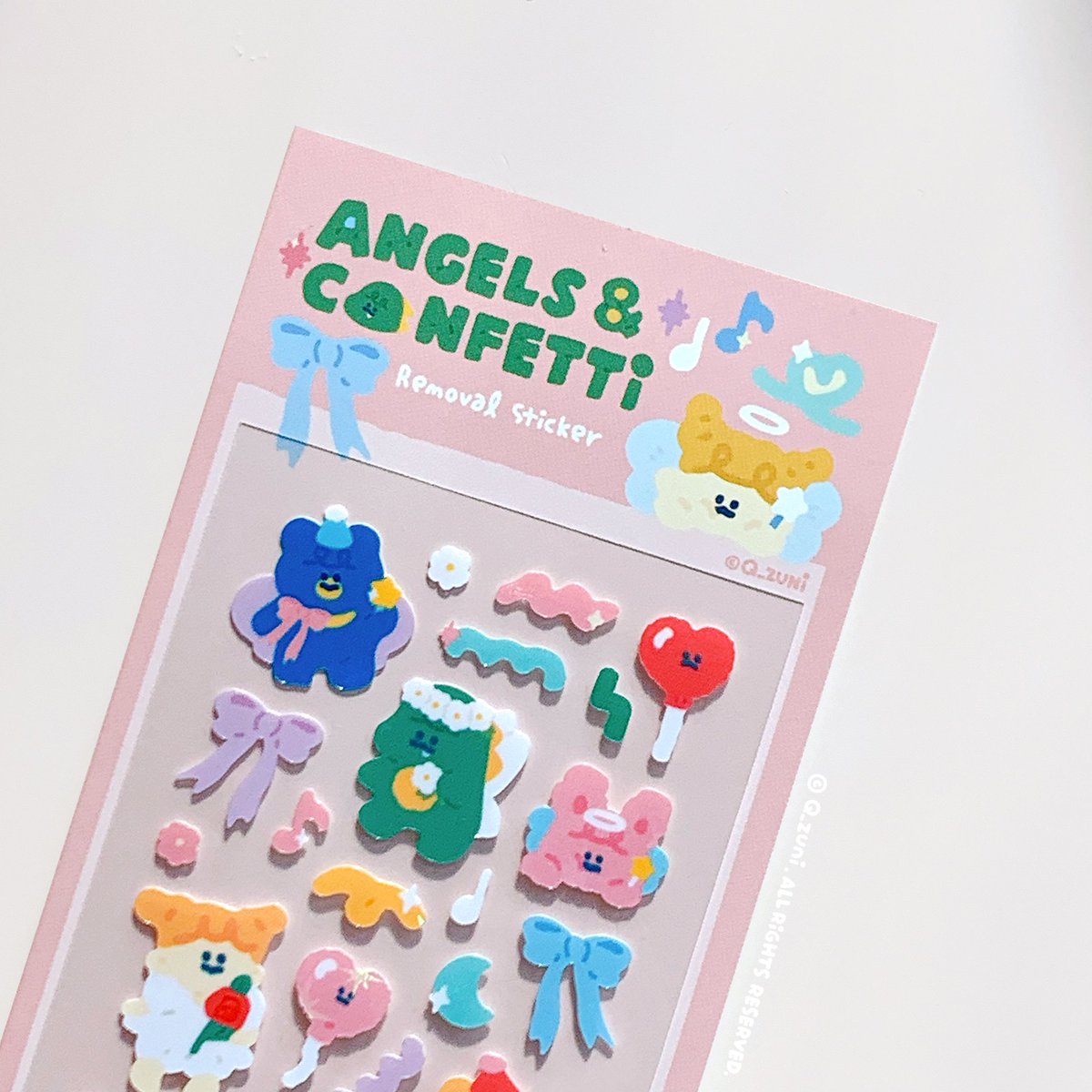 Q_zuni's tweet photo. ✨이번 신상 스티코 실물쨜✨

- 🌟반짝이뀨티커 / Twinkle of stars
- 😇요정이뀨티커 / Angels &amp; confetti
- 🎄뀨리스마스 뀨티커 https://t.co/qkd6SXWuLB
