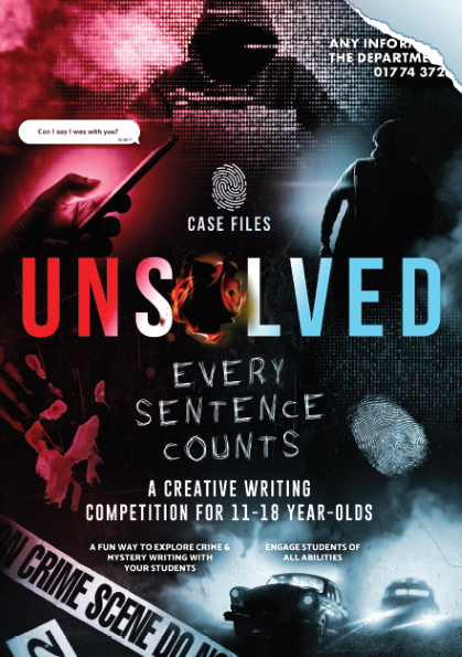 YoungWritersCW's tweet photo. New mini saga competition UNSOLVED for 11-18 year-olds now open https://t.co/wSL5jPG0jy https://t.co/jNsVOH0gmn