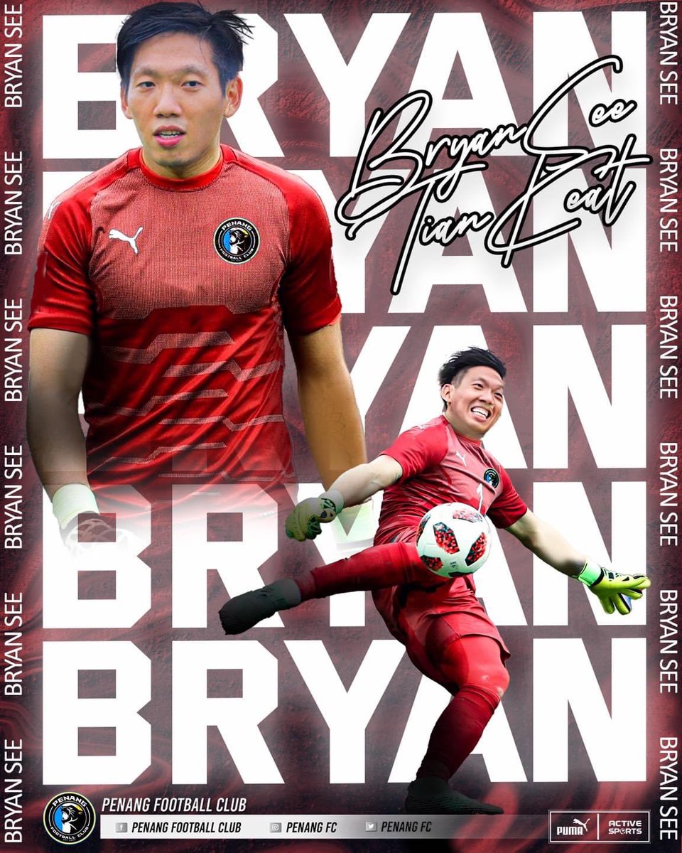 Penang FC have signed goalkeeper Bryan 