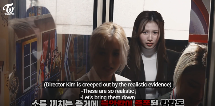 pinkot9's tweet photo. Look at Sana's face. She's scared for real lskdmfklsdmfsl https://t.co/Urn2LEByUO