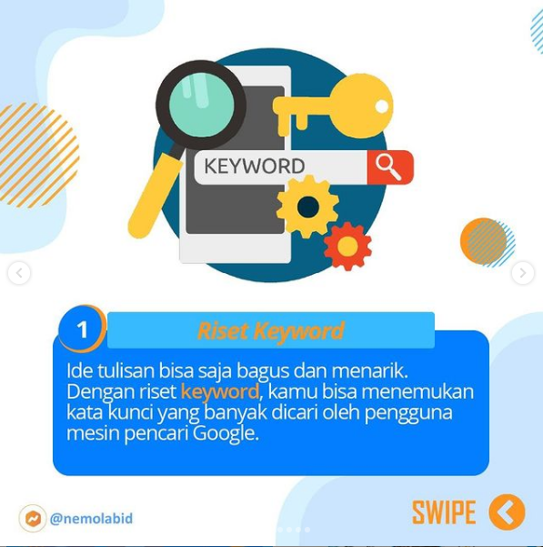 nemolabid's tweet photo. Okay, ini dia yang ditunggu-tunggu! 😁
7 Tips &amp; Trik Jitu Meningkatkan Traffic Website Ala Nemolab
Buat kalian yang udah punya website, bisa banget nih diikutin tipsnya! Dijamin manjur 😁

To be continue yaaa, 4 tips lainnya akan menyusul! https://t.co/B7k5MIk4GU