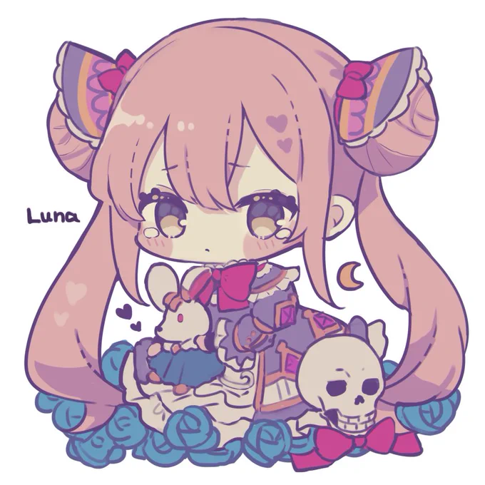 ルナちゃん～～!アクキーの絵柄にしたいやつ～～!! 