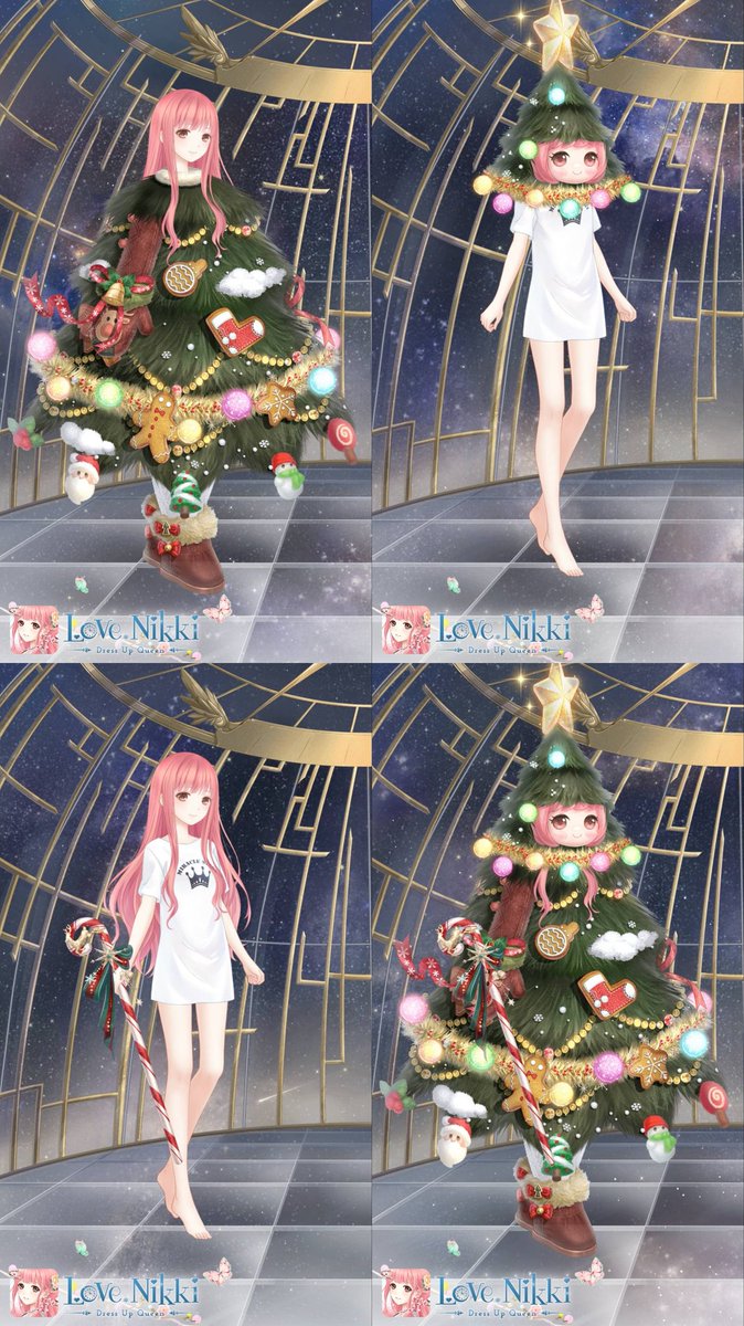 Gohaly ミラニキ 2 V Tvittere クリスマスログボ ステータス 3点 ドレス ヴェール 右手持ち ミラクルニキ ヴェールをデフォ髪型に被せると後ろの髪が出ます