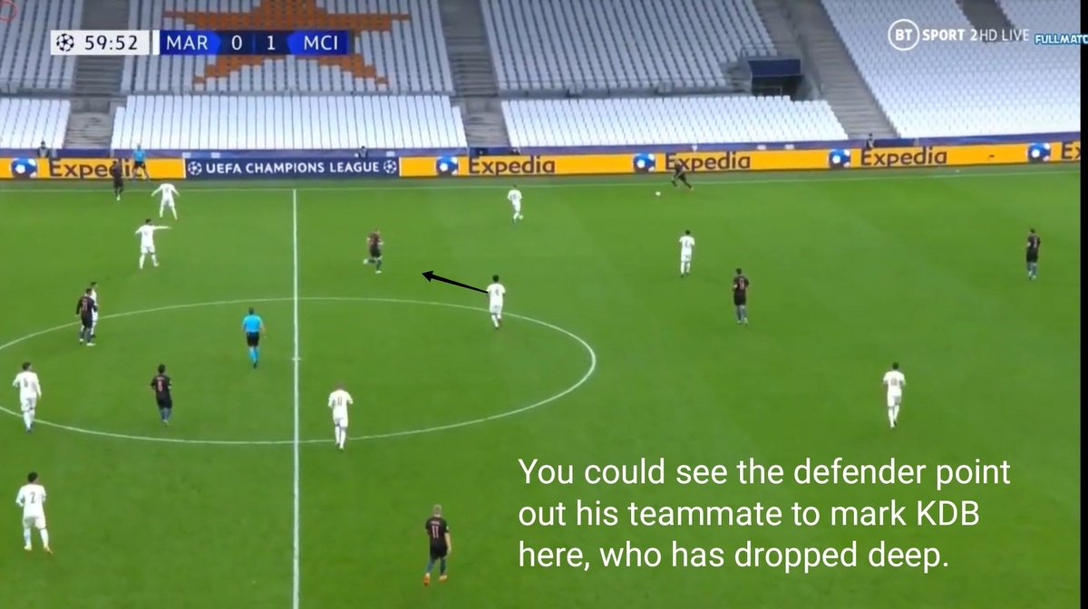 Imo I'd like to see him use the 2-3-2-3 formation more because that's where we thrive. So far we have used that formation with the right balance of players only once and that was our best game as a team this season. (Marseille away). Check out the typical City move in that game.