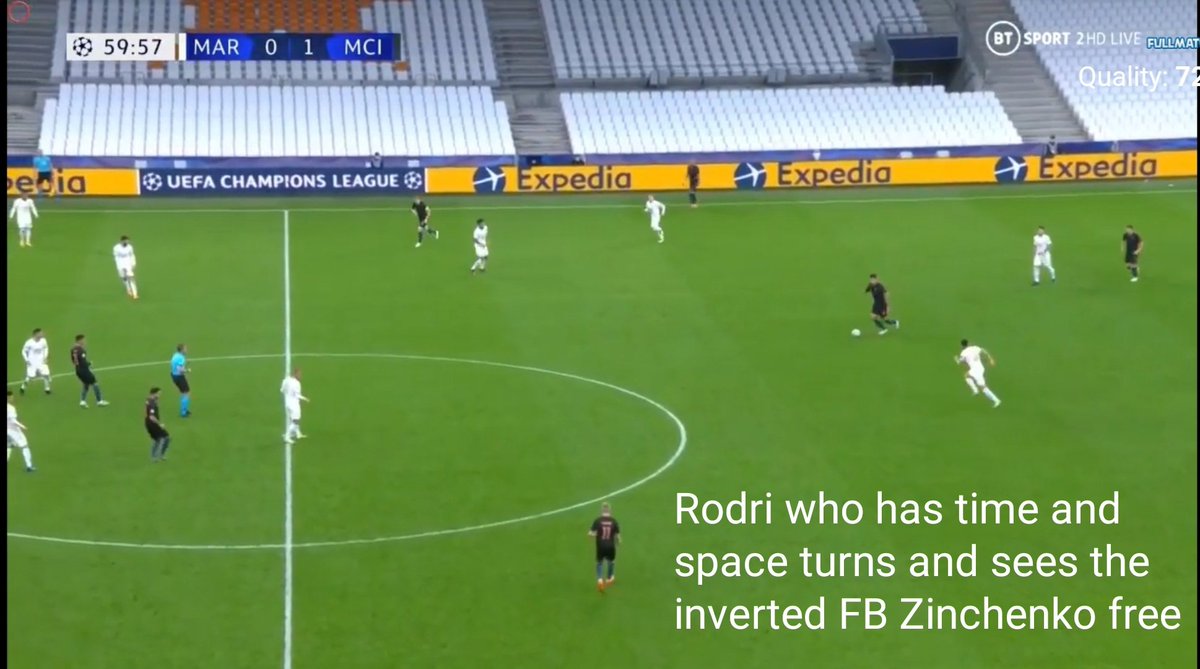 Imo I'd like to see him use the 2-3-2-3 formation more because that's where we thrive. So far we have used that formation with the right balance of players only once and that was our best game as a team this season. (Marseille away). Check out the typical City move in that game.