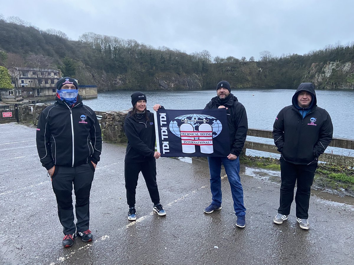 TDI Advanced Nitrox Course Completed. ✅ #TDI #TDIFlags #FlagFriday #TDIdivers #ukdiving
