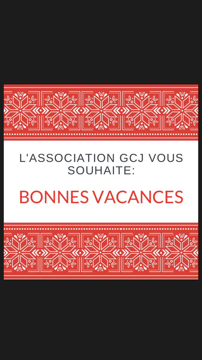 generationcj's tweet photo. Bonjour à tous!

Après cette période de partiels plutôt intense, nous voilà tous en VACANCES!
Profitez bien, reposez vous, et à l’année prochaine ( espérons le en présentiel )!

Bonne journée!
L’association GCJ https://t.co/LoXplFVhSm