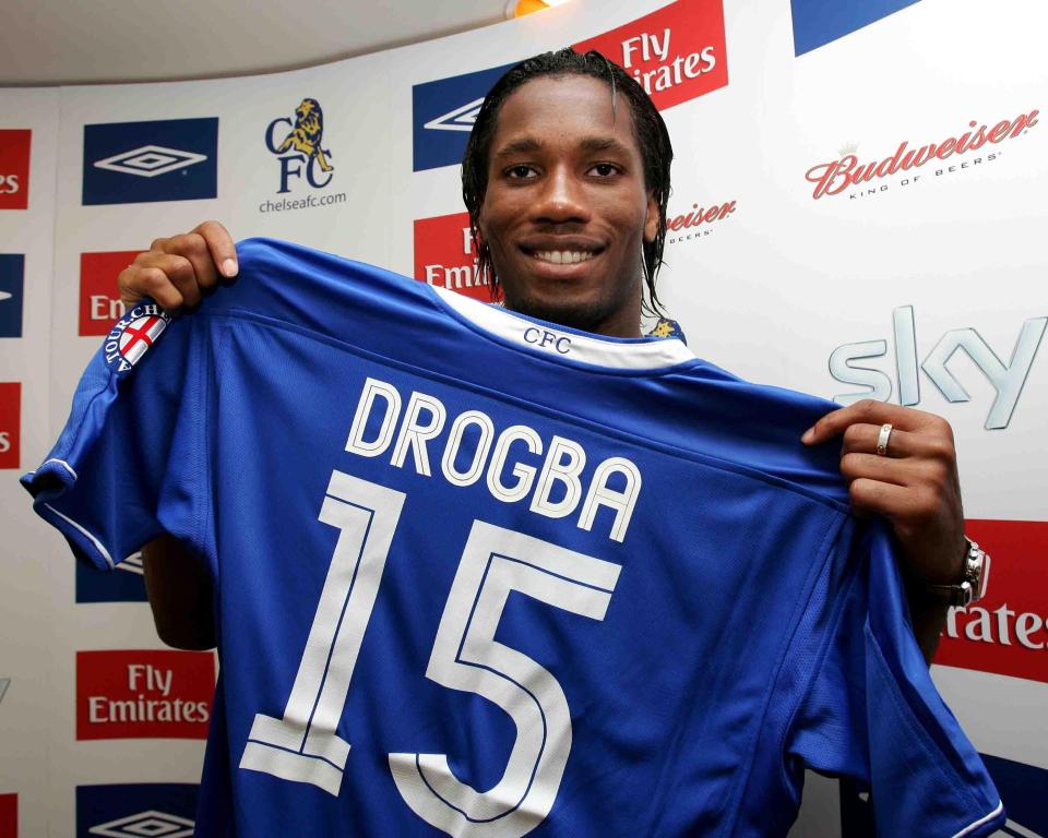On the back of a successful season with Marseille in 2003/04 where he scored 19 goals in Ligue 1 and dragged them to the UEFA Cup final, Chelsea signed Drogba for 24 Million pounds, and in hindsight, what a deal!