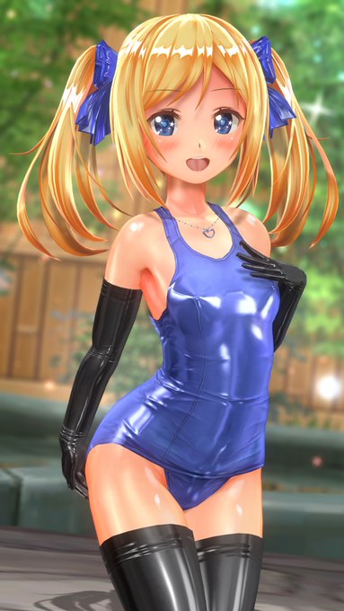 スク水ニーソ
#COM3D2 