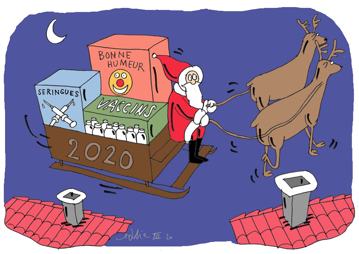 Dernier dessin de l'année pour le Paysan du Midi, hebdomadaire auquel je collabore depuis 1996... (dessin 672 pour ce seul titre)