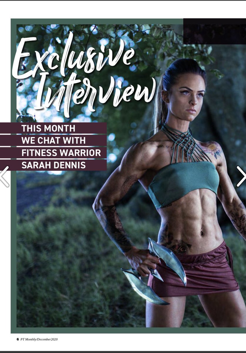 PtMonthly's tweet photo. Friday’s are for fitness warriors and they don’t come more tenacious than @sarahdennispt ⁣
⁣
Read all about Sarah in our exclusive interview in the December issue of @PtMonthly ⁣
⁣
Download it for free here ⁣
https://t.co/hdiY1KuJCF⁣
⁣
#ptmonthlymagazine #pt #fitness https://t.co/A0f1vZHW7J
