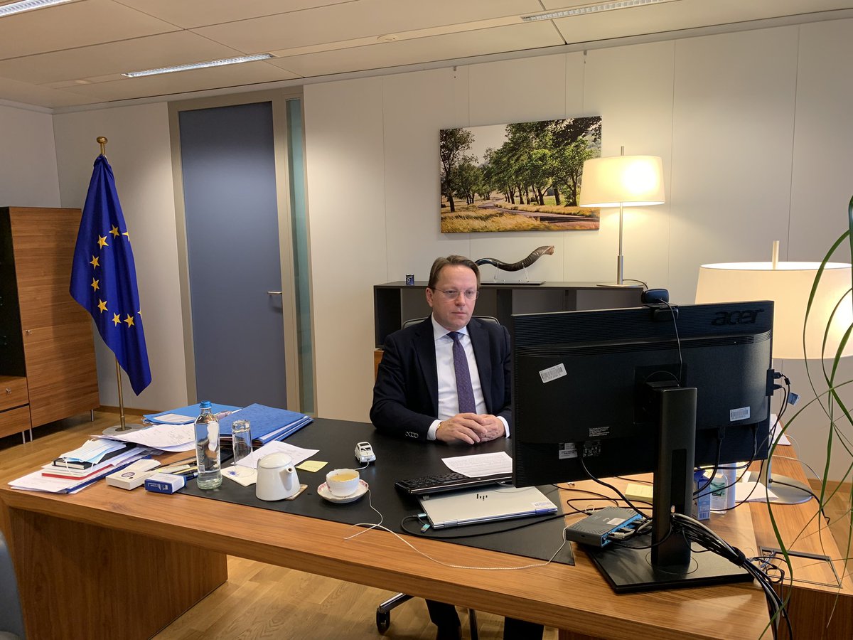Good coordination call with #WesternBalkans foreign&Europe ministers on latest in #COVID19 crisis. We are working to ensure that #COVID19 vaccines will be made available to the #WesternBalkans in a timely way, as they start to be deployed in the #EU. 1/2