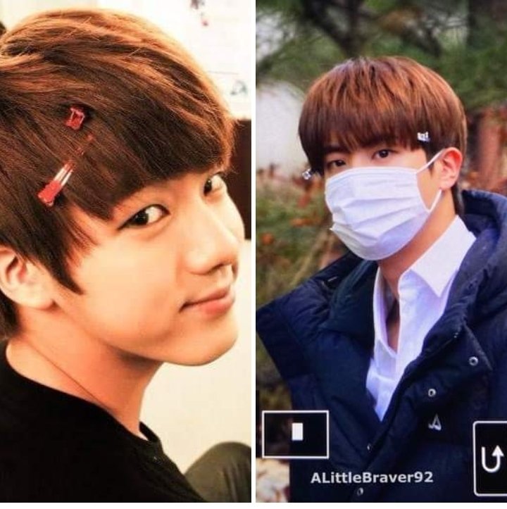 KimYoon1004V's tweet photo. Seokjin wear slippers and has clip on his hair. He looks so tiny😩💜
Real maknae 💜💜💜💜
#SEOKJIN #KIMSEOKJIN #tinyjin #BTS_twt #BTS 💜 https://t.co/8M4SW58q36