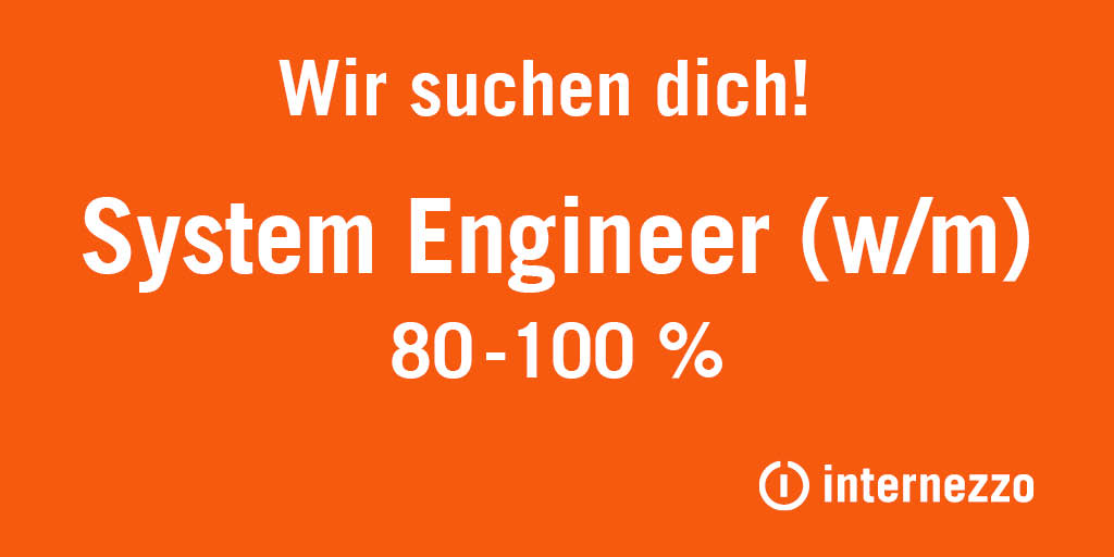 internezzoag's tweet photo. Machst du unser Operations-Team komplett? Bewirb dich am besten gleich heute noch! Mehr Infos gibt's hier: https://t.co/uZ3jfK5sJH 🚀
#ITjobs #systemsengineering #systemsengineer #Linux #ICT https://t.co/RkKM9uirvR