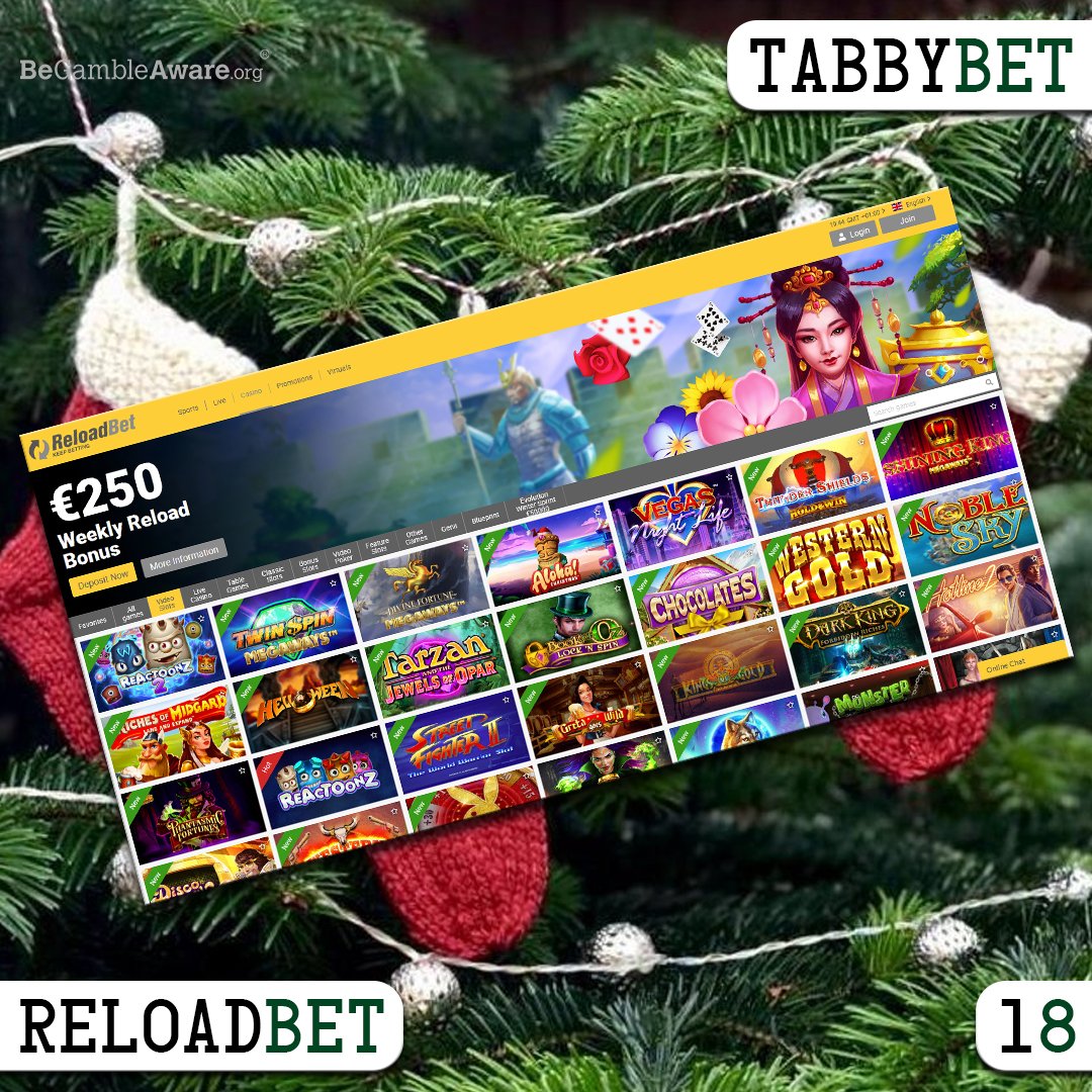 TheTabbyBet's tweet photo. Just 7 days to go before Santa is breaking into houses and stealing cookies. If you can't wait check out the ReloadBet review and bonuses on https://t.co/Su08JzOHZw.

#Christmas #Casino #Advent #TabbyBet #Affiliate #18thDay https://t.co/6UANmnU6w0