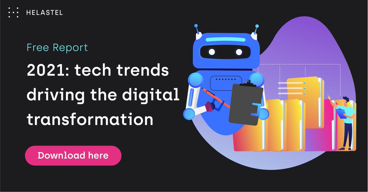 illumodigital's tweet image. “#AI will accelerate in application and velocity to dominate the 2021 #digitaltransformation.” Read our free report on #2021tech trends and their impact on the digital transformation here hubs.ly/H0CnGP90