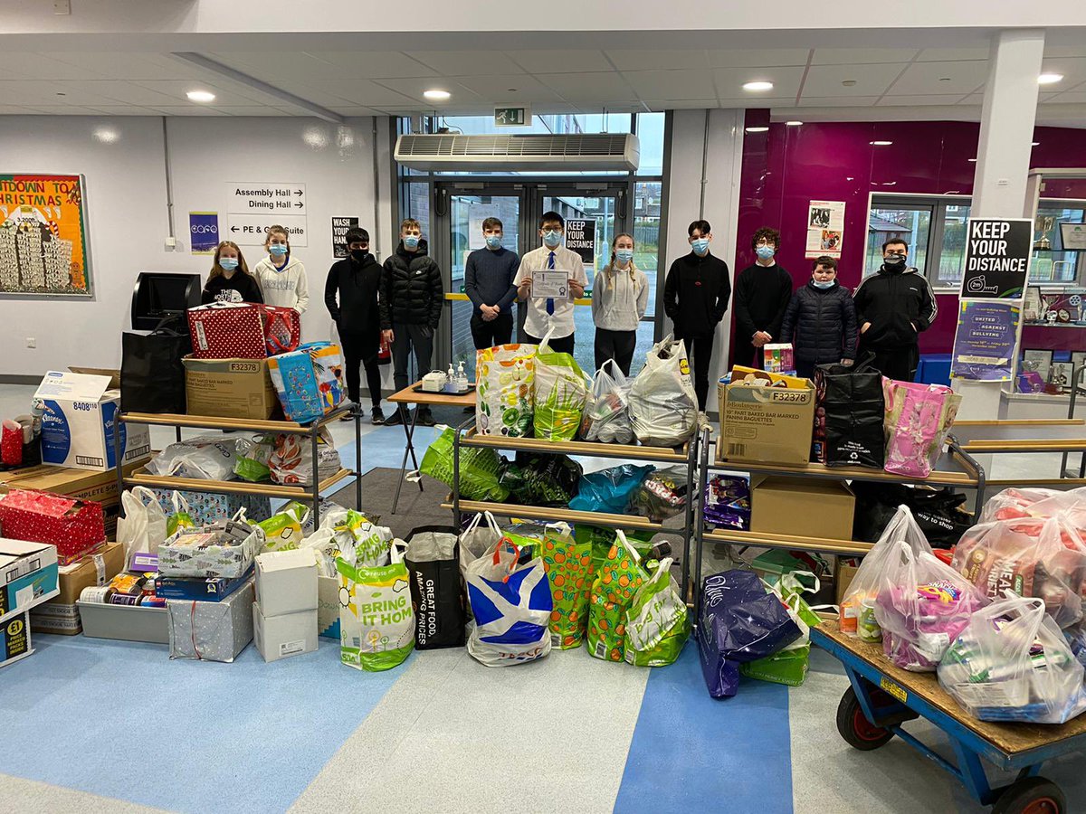 Thank you to our school community for their generosity in donating to our WDC food bank appeal. Our YP did an amazing job getting it loaded into the van! #WeCARE #endholidayhunger