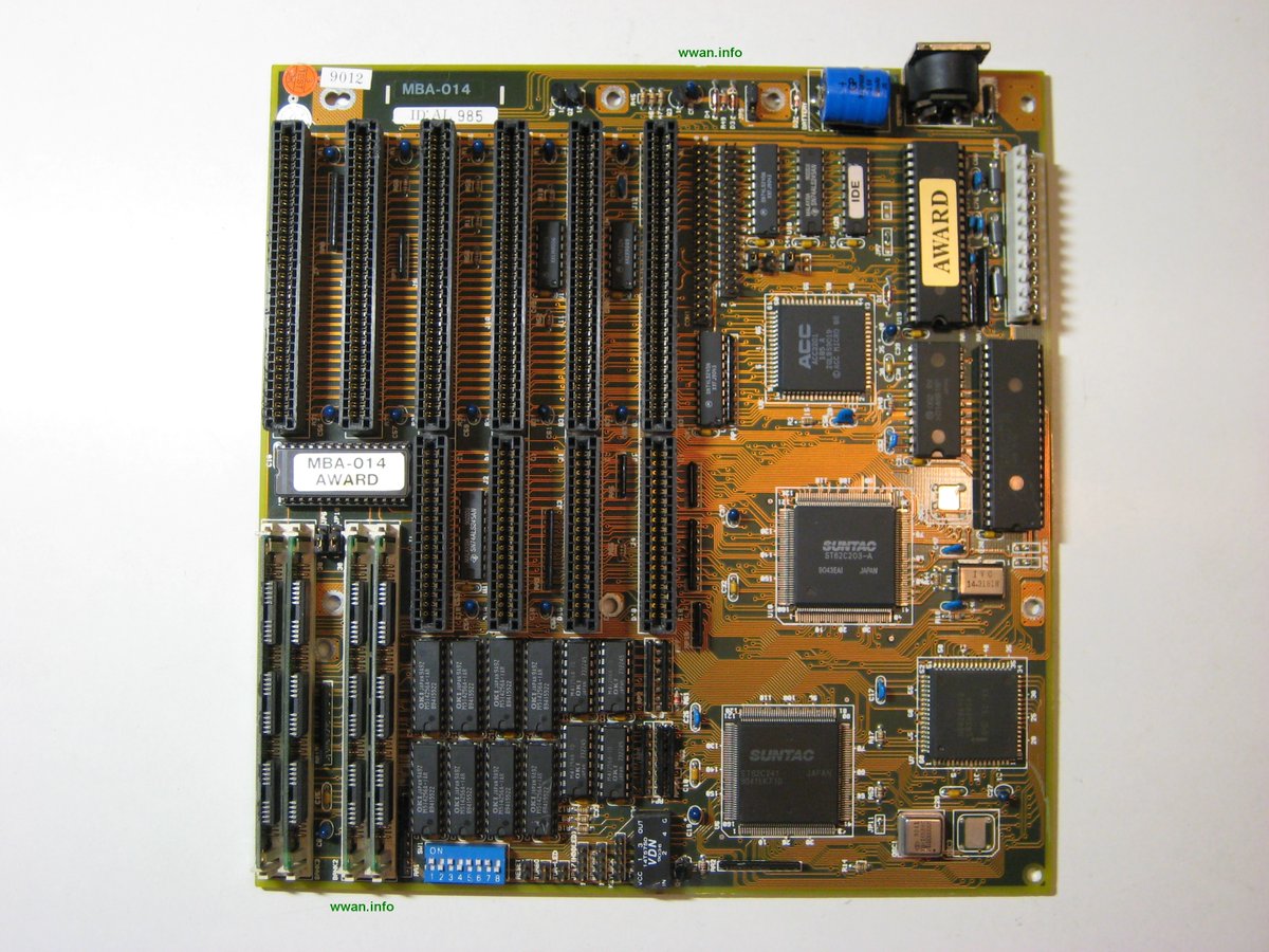 SUNTAC MBA-014 80286 Motherboard with IDE and FDD interface + 287 FPU + RAM. RARE!

ebay.com/itm/2649524848…