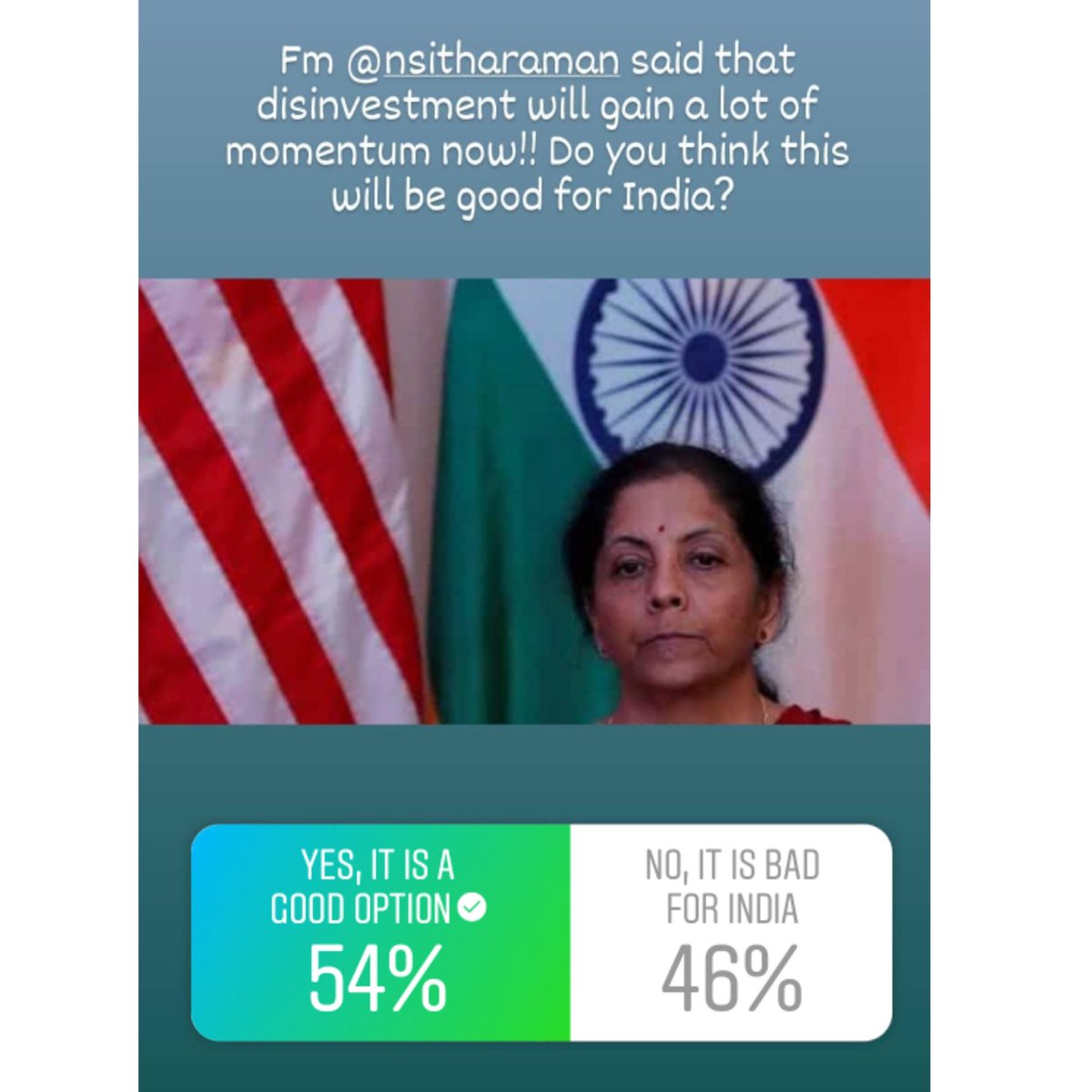 popping_polls's tweet photo. Results are out
#poppingpolls #polls #pollwithpp #results #finaceminister #nirmalasitharaman #finance #disinvestment #security #india #financialmarkets #goodoption #progress #skoda #skodavolkswagen #volkswagen #cars #manufacturing #indianneeds #mistakes #rectify #opinions #views https://t.co/kMdVf1DFhv