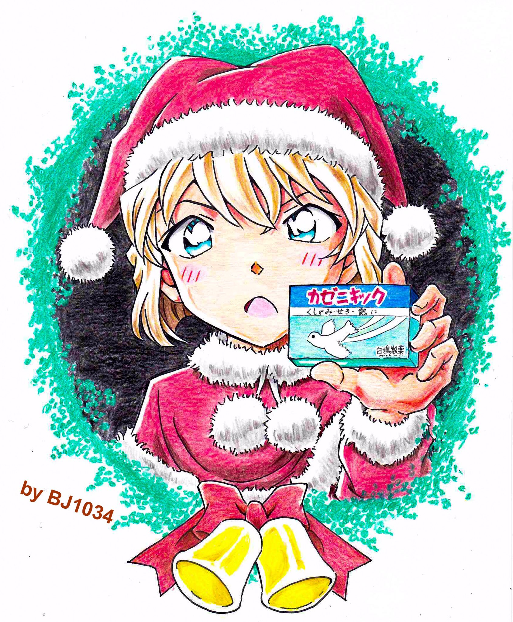 BJ1034🐳色鉛筆でコナンイラスト描いてます on X: 