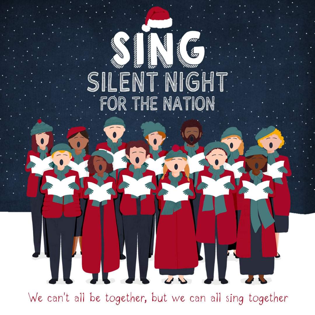 Singsilentnight's tweet photo. We can't all be together, but we can all sing together
Join us in bringing the nation together at Christmas with a doorstep sing-a-long of Silent Night.
Sunday 20th December 20:00 hours
#silentnight #doorstepchallenge https://t.co/d00KTqRrQS