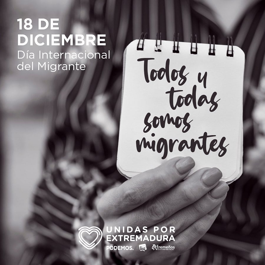"Todas las grandes culturas surgieron a partir de formas de mestizaje". 
Günter Grass.
 #DiadelMigrante #DiaInternacionalDelMigrante