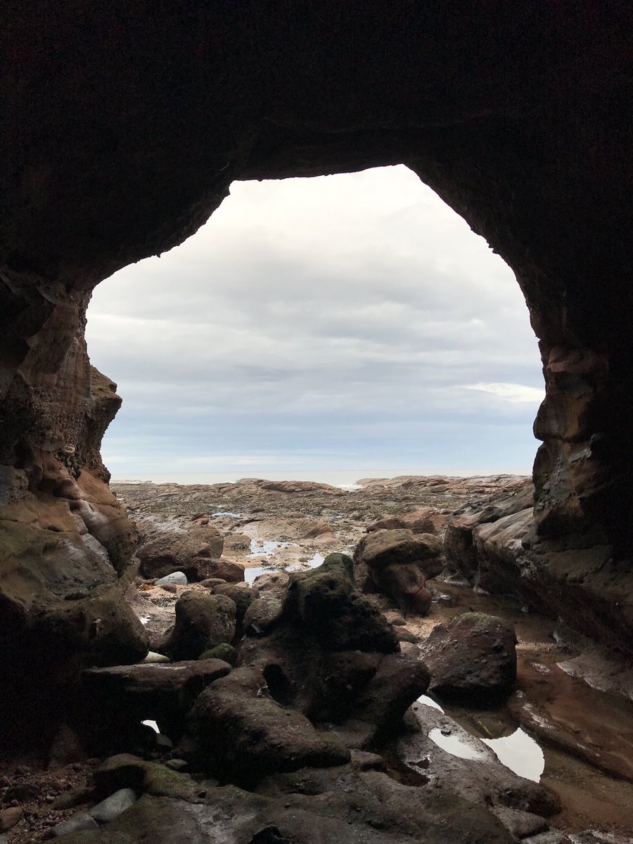 #sacredspace the sea cave at New Aberdour #scotland #aberdeenshire #ScotlandIsNow #wildplaces #seawitch #witchtwt