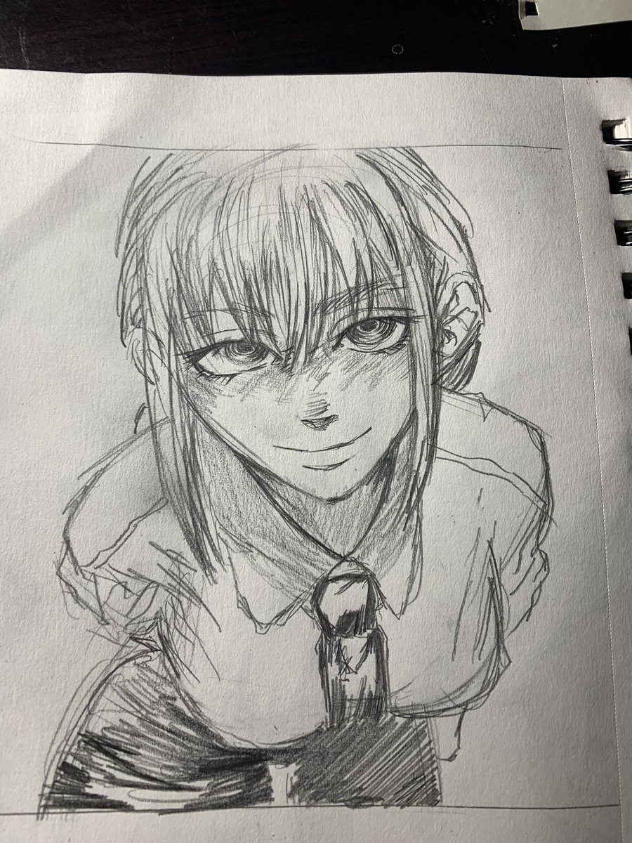 Sxunderz's tweet photo. Some drawings I did a while back. Don’t ask me why I’m just now posting these.. I couldn’t tell ya. 
#chainsawman #makima #chainsawmanfanart https://t.co/1NuQJdXYuw