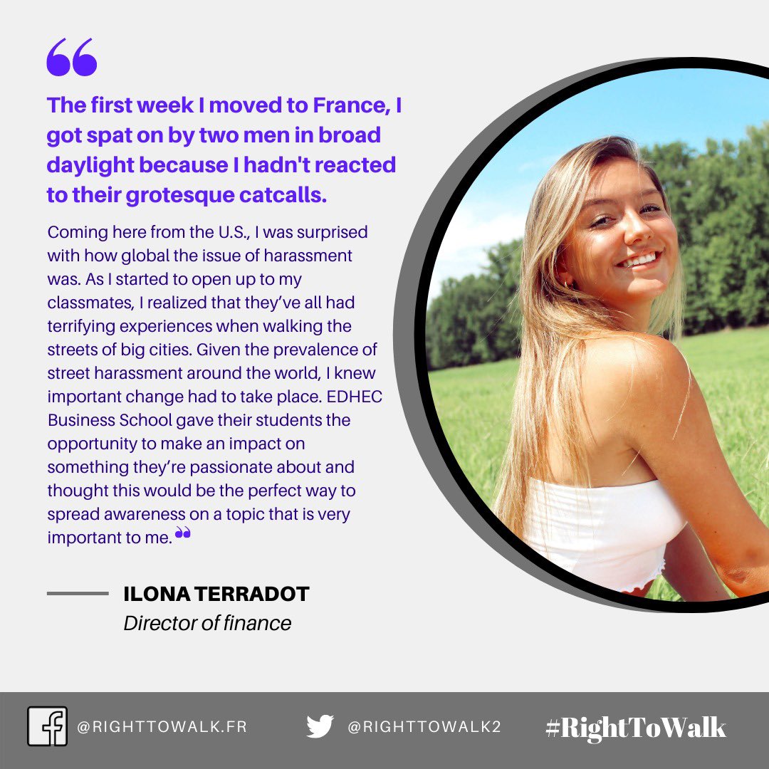 RightToWalk2's tweet image. Meet our team🤩
Ilona Terradot our Director of Finance!
Check out our other social medias and feel free to support us there too! FB and Instagram: righttowalk.fr

#violencesconjugales #NousToutes #metoo #equality #feministmen #menforequality #humanrights #RIGHTTOWALK