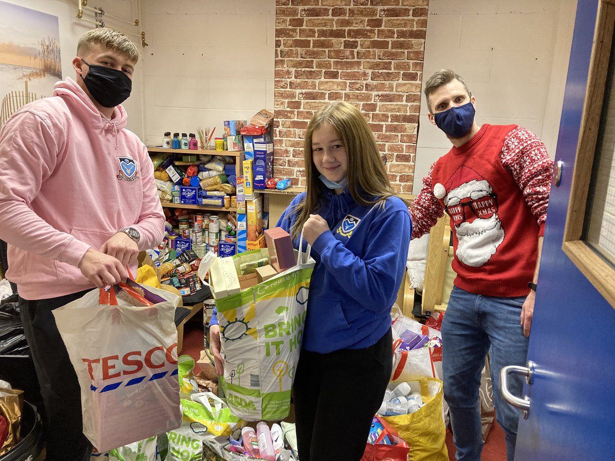 MonifiethHigh's tweet photo. Overwhelmed by the generous donations from our school community for @Dundee_Foodbank #community https://t.co/lWvPuC7Cdz