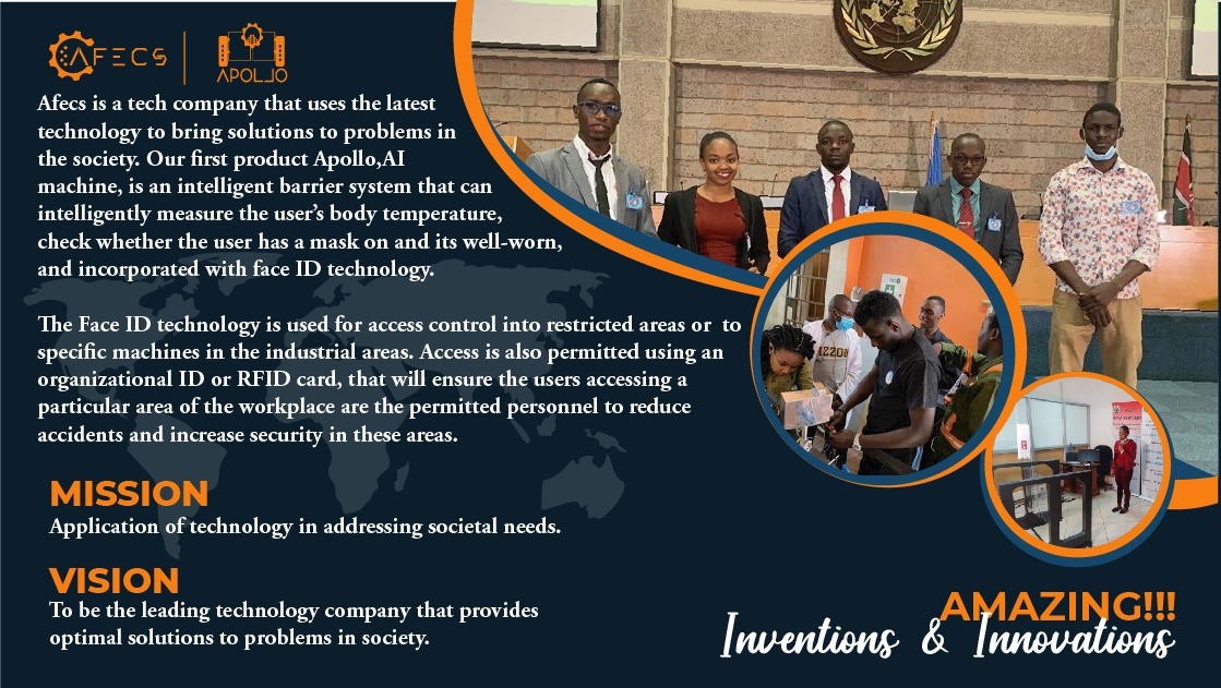 At AFECS, we believe in being part of the solution. 
Our mission is: Application of technology in addressing societal needs. 
<a href="/FMakatia/">Fidel Makatia, HSC</a> <a href="/ThuoCynthia/">Cynthia Thuo</a> <a href="/steveogetto/">Steve Kinaro</a> <a href="/_EricOuma/">Eric Ouma, HSC</a> @lalan_KE @i_ocholla @WilliseOtondi <a href="/ElijahLimo2/">Elijah Limo</a> @PeresDaphny <a href="/WilsonMwendwa3/">Wilson Mwendwa</a>