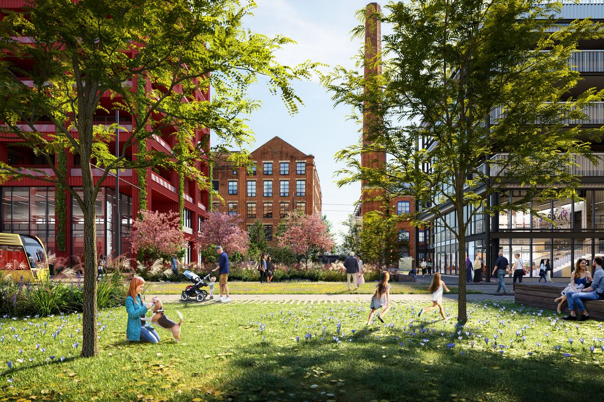 GeneralProjects's tweet photo. 💥 Planning approved for our Pollard St development in #Manchester 💥

Our vision is to deliver a #sustainable workplace campus - creating a unique environment with a series of exemplary buildings set in over 2 acres of public green space. https://t.co/fFO9W3XNKg