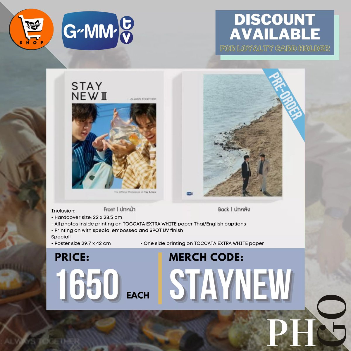 _TEPofficial's tweet photo. #TEPShop is now open for GMMTV's Boxset and Photobook Pre- Order

🛒Item/Price:
* #TayNew StayNew II- 1650php
* #Still2gether Live on Stage boxset- 2650php
* #TheGiftedGraduation Boxset- 2900php

For Orders and Complete Info visit ORDER FORM: https://t.co/YQS7amLe5S https://t.co/YwONilbY2K