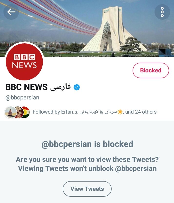 MS75886266's tweet photo. هرکی مثل من به احترام #نوید_افکاری پیج  @bbcpersian رو بلاک و ریپورت کرد این زیر اسکرین شات بزاره https://t.co/kTH33LIU8Y