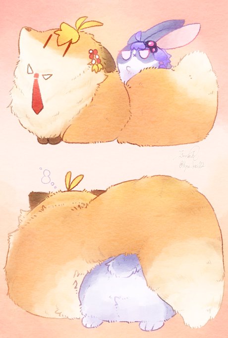 「狐 髪飾り」のTwitter画像/イラスト(新着)｜5ページ目