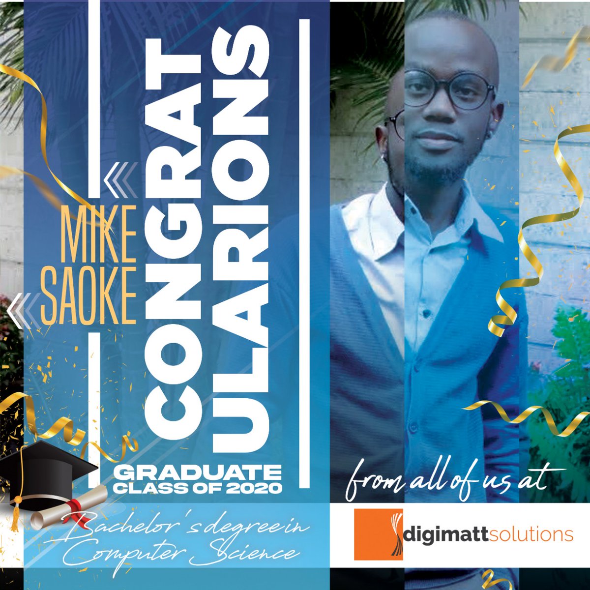 Digimattsol's tweet photo. 🎓Congratulations to one of us,@MukiyMike this is a well deserved success.We are proud of you. Keep Winning 💯
With love and pride today and always @boonigor @COkwiri @milkakaranja1 @proovan @niccacyrus @peter_ongalo  @betakots @Kennedy58669340 
#digimattsolutions https://t.co/om6A3UADX9