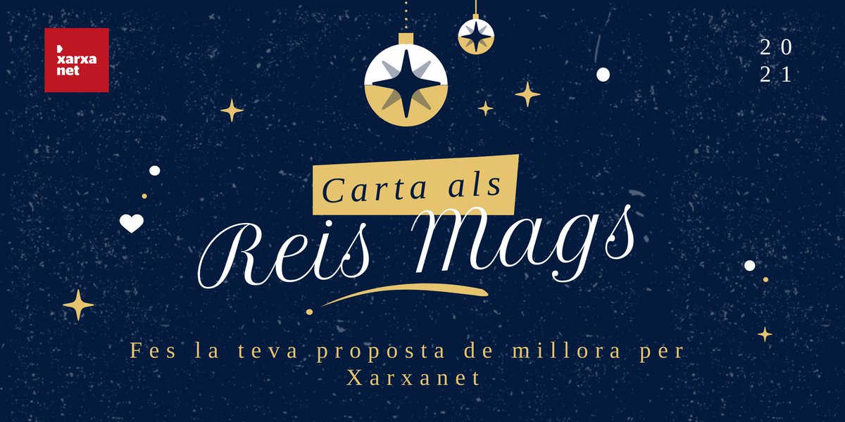 📲 Ep! Ajudan's a escriure la carta als Reis per Xarxanet! 

🎁 Ens encantarà saber la teva opinió sobre el portal:

Què milloraries❓
Què trobes a faltar❓

📬 Ens ho pots fer arribar comentant aquesta publicació, per Instagram (<a href="/xarxanetorg/">Xarxanet Actualitat</a>) o per correu a info@xarxanet.org!