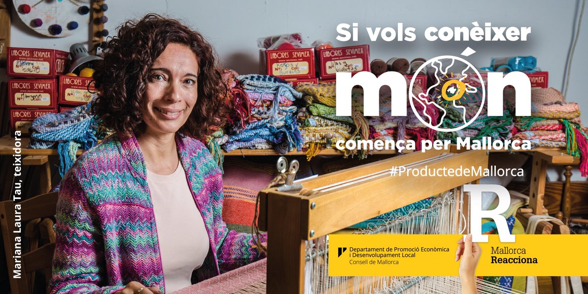 En #Mallorca hay más de 2000 artesan@s. Compra #ProductodeMallorca y ayuda al pequeño comercio y al sector productivo de la isla

Si quieres conocer mundo, #ComienzaporMallorca
Compra, Consume y Comparte #ArtesaniadeMallorca

bit.ly/CampanyaArtesa…

@PEiDL_mallorca