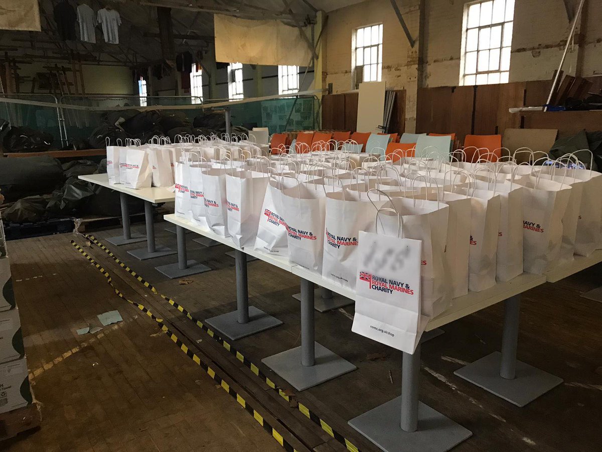 RNRMC's tweet photo. Christmas Care Packages packed and ready for collection πβοΈ
They will be distributed to serving personnel, naval families and veterans.
Thanks to our corporate supporters ESS @compassgroupuk for the kind donation π
#RNRMCAdventOfCare https://t.co/rqahKmjSdD
