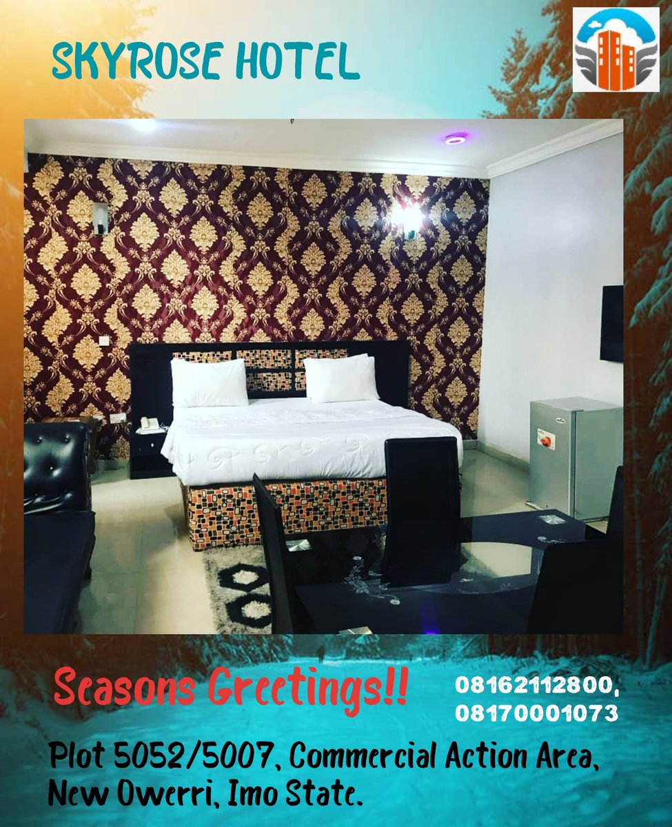 HotelsSkyrose's tweet photo. Dear Esteemed Customers, Seasons Greetings to you all..
#davido #davidocoverstaqkg #cubanachiefpriest #gardenofeden #owerrifest #Christmas #CongratulationsLaycon #COVID19 #Covid_19 https://t.co/NPpLrMqaT8