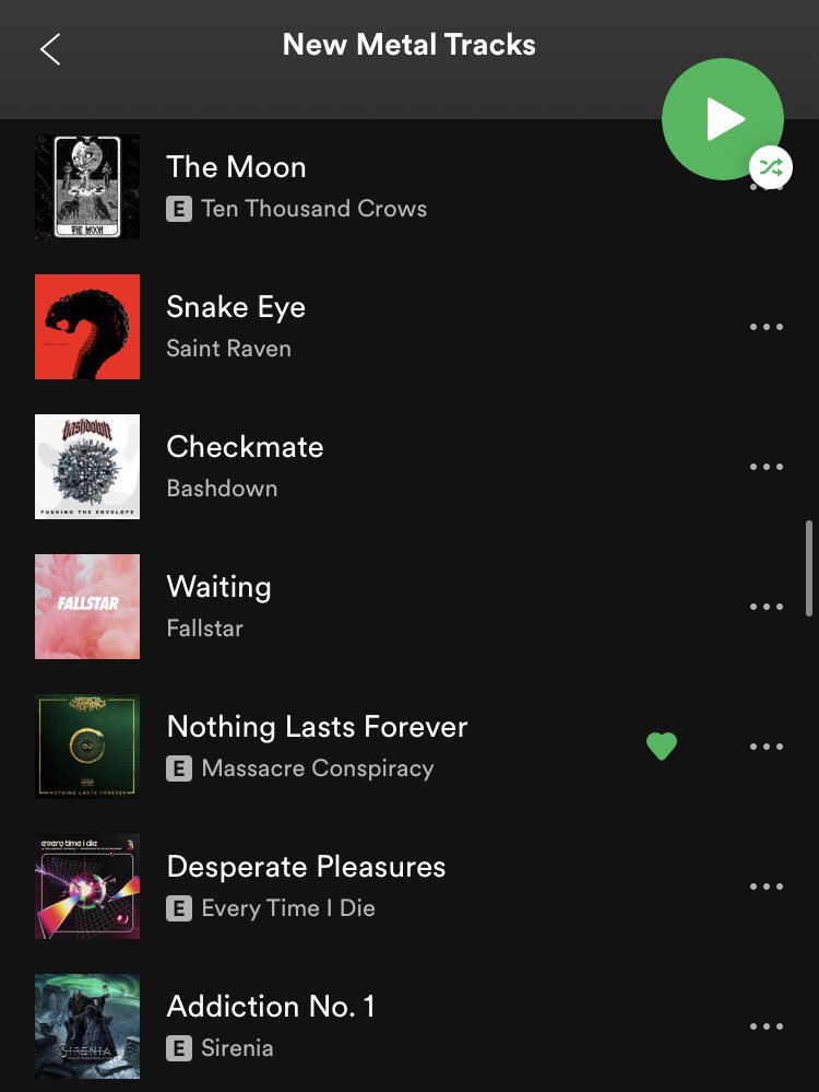 Hey guys! Our latest single “Nothing Lasts Forever” made it to this week’s <a href="/Spotify/">Spotify</a> New Metal Tracks playlist. Spread the fucking word! Stay Safe &amp; Stay Metal🤘🏽🌏#MalaysiaRepresent