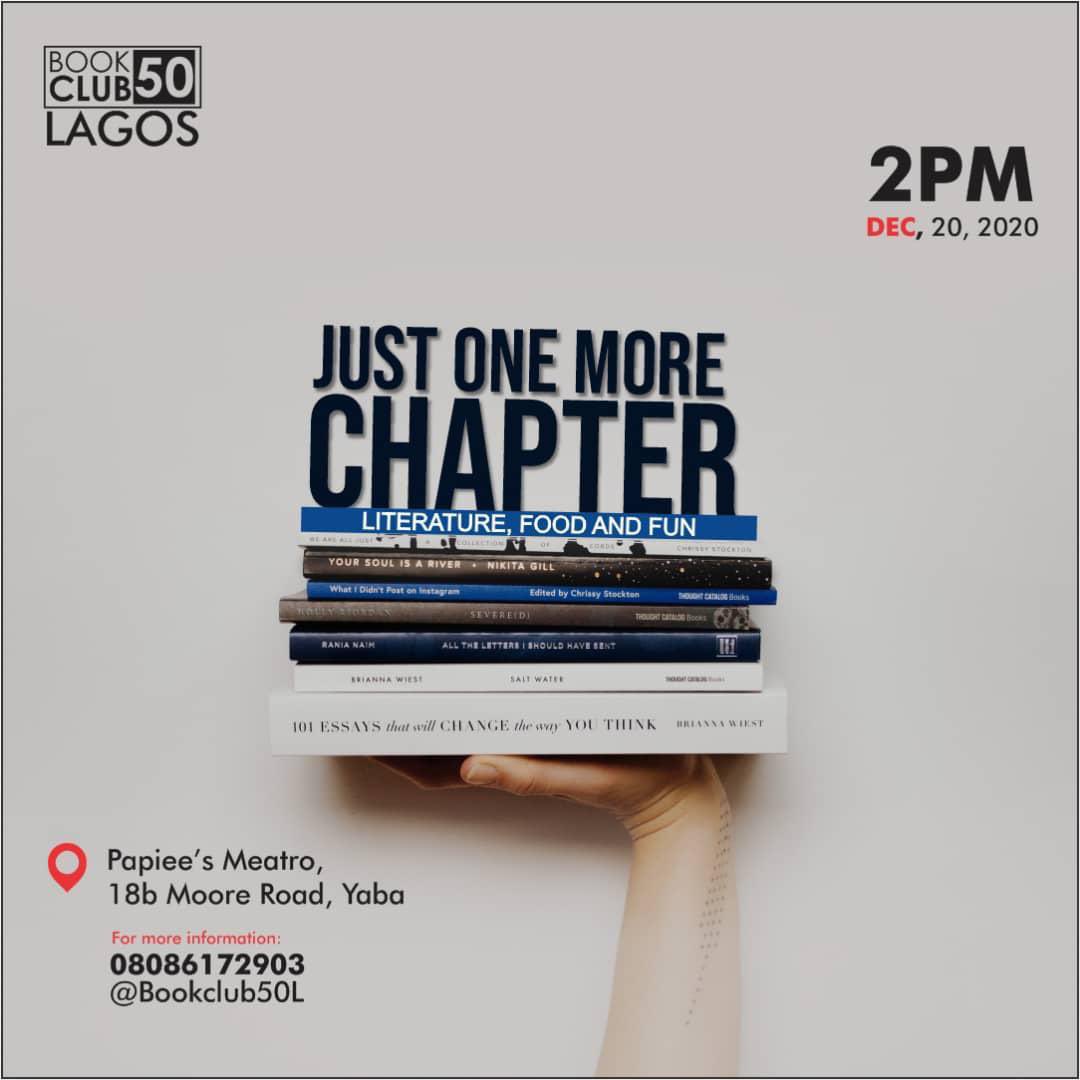 Bookclub50L's tweet photo. One more chapter then we call it a year!
You should join us 😊.
#Bookclub50 #Bookswilltakeyouthere https://t.co/wYhEjuXnjq