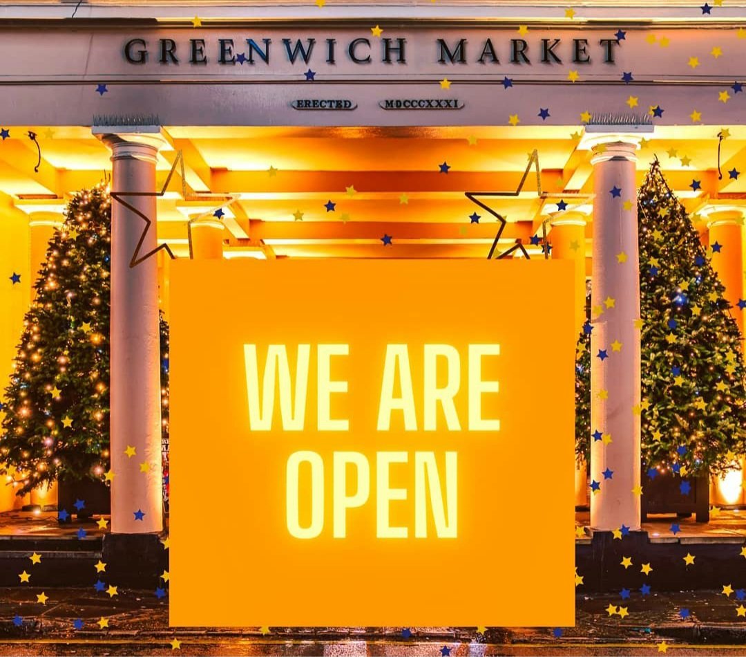 We Are Open - <a href="/greenwichmkt/">Greenwich Market</a> <a href="/TurnpinLane/">Turnpin Lane SE10</a> shops &amp; stalls 🌲 <a href="/BeadoirLondon/">Beadoir</a> <a href="/betts_twine/">Betts and Twine</a> <a href="/artyglobe/">Arty Globe by H.B.</a> <a href="/thebenoakley/">BEN OAKLEY GALLERY</a> @tailorandforge <a href="/thefloodgallery/">The Flood Gallery</a> &amp; many more! #shopsafe #shoplocal #shopsmall #Greenwich #Christmas2020