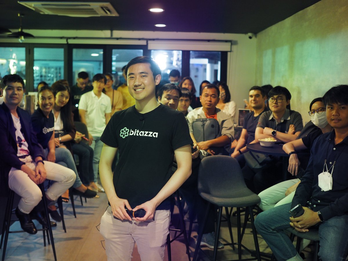YoungCoinGang's tweet photo. #Bitcoin new all-time high ไม่ใช่แค่ราคา! ...

Thanks Kavin Phongpandecha from @Bitazza Thailand for sharing about Current Crypto Investment Landscape

Crypto Thursdays Fomo BKK is hosted by Genesis Block TH and supported by YoungCoin

#GenesisBlockTH #YoungCoin #Meetup #Bitazza https://t.co/tp8q6NLKvQ