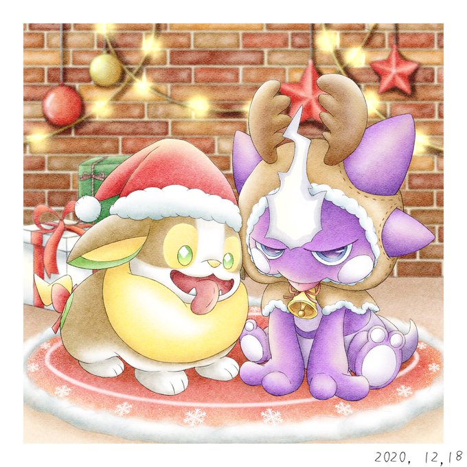 ポケモンとクリスマスのtwitterイラスト検索結果