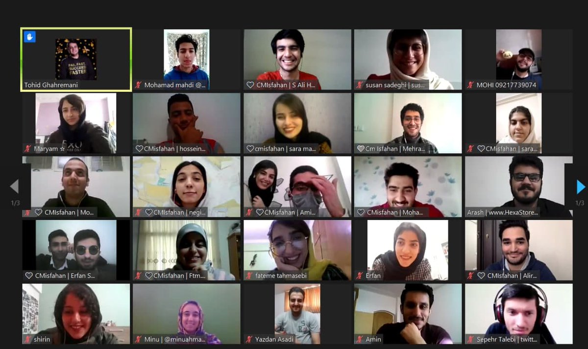 هیچ تصور نمی‌کردم رویداد #صبح_خلاق اون هم آنلاین ان‌قدر خوش بگذره.
#cmisfahan
#creativemornings