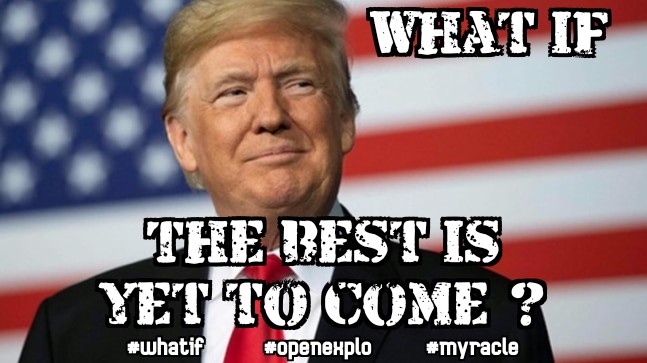 Openexplo's tweet photo. It's the 18th !

This friday sounds like a 💥 day...

Are we living historic time ?

What if @realDonaldTrump proves #ElectionFraud and turns the #USElection2020 at his favor ?

#whatif #openexplo #myracle https://t.co/9K9OtiQKNE