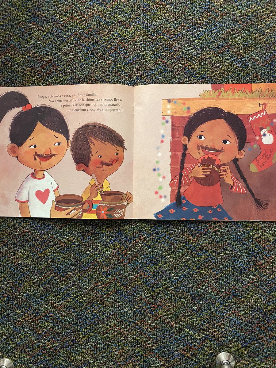 Dav1Sanchez's tweet photo. Sharing our beautiful Mexican traditions ❤️ a través de los libros 📚. Reminds me se mi niñez! https://t.co/GpeFzFSjvV